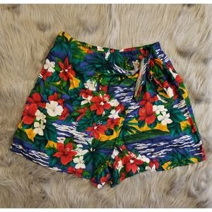 Tropical Floral Skort